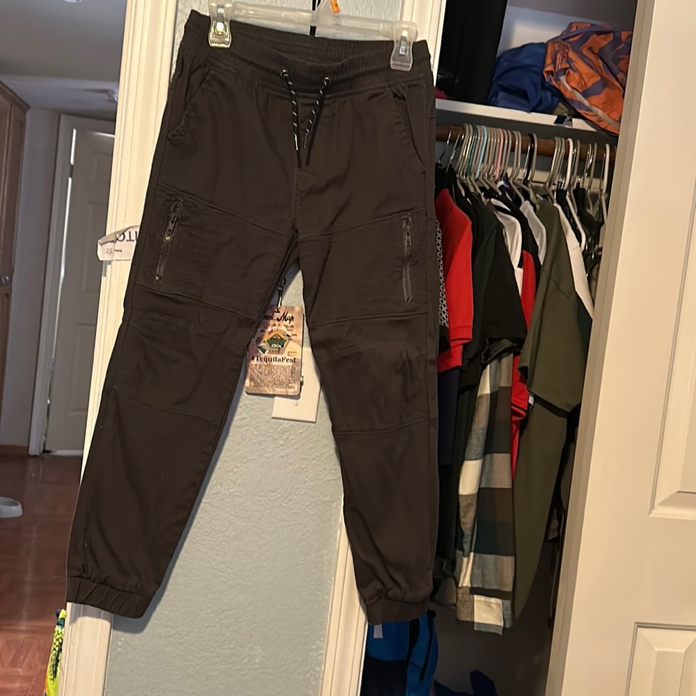 Large boys cargo joggers
